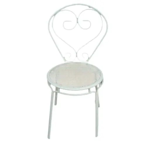 Metal Heart Chair
